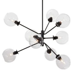 Atom Pendant Chandelier - Clear