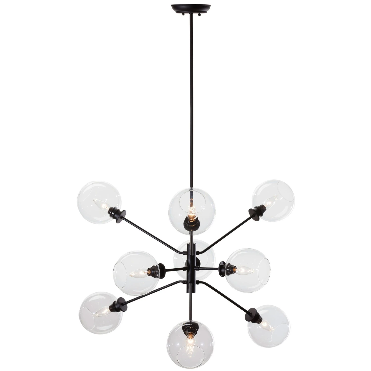 Atom Pendant Chandelier - Clear 4 Atom Pendant Chandelier - Clear - Image 2