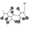 Atom 10 Pendant Chandelier - Grey -Best Lighting Shop hgra159 1