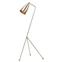 Lucille Floor Lamp - Antique Brass