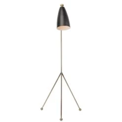 Lucille Floor Lamp - Brass / Black -Best Lighting Shop hgra227 3