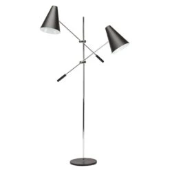 Tivat 2 Floor Lamp - Black