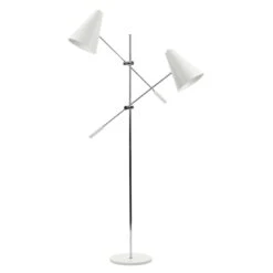Tivat 2 Floor Lamp - White