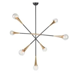 Tristan 7 Pendant - Black / Gold