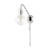 Riley Glass Wall Sconce - Plug -Best Lighting Shop hl111101g pn 1