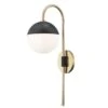 Renee Wall Sconce With Plug -Best Lighting Shop hl249101 agb bk 1