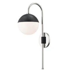 Renee Wall Sconce With Plug -Best Lighting Shop hl249101 pn bk 1