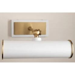 Holly 2 Light Picture Light With Plug 12 Holly 2 Light Picture Light With Plug -Best Lighting Shop hl263202 agb wh 3