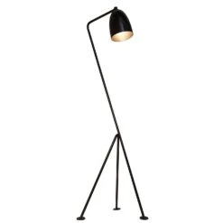 Noir Asti Floor Lamp - Black