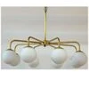 Noir Larenta Chandelier - Antique Brass -Best Lighting Shop lamp540mb 1