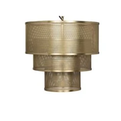 Noir Arena Pendant - Antique Brass