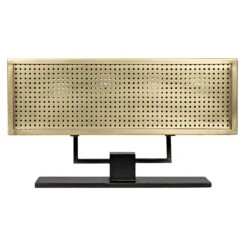 Noir Apollo Table Lamp - Antique Brass