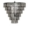 Noir Carnegie Chandelier - Black - Large -Best Lighting Shop lamp684l 1