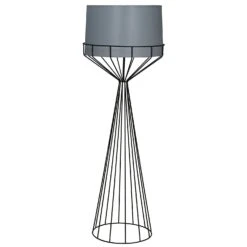 Noir Portal Floor Lamp - B - Black