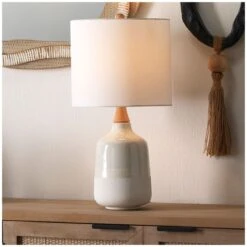 Alice Table Lamp - Cream / Light Blue 7 Alice Table Lamp - Cream / Light Blue -Best Lighting Shop ls9alicecrlb 1 1