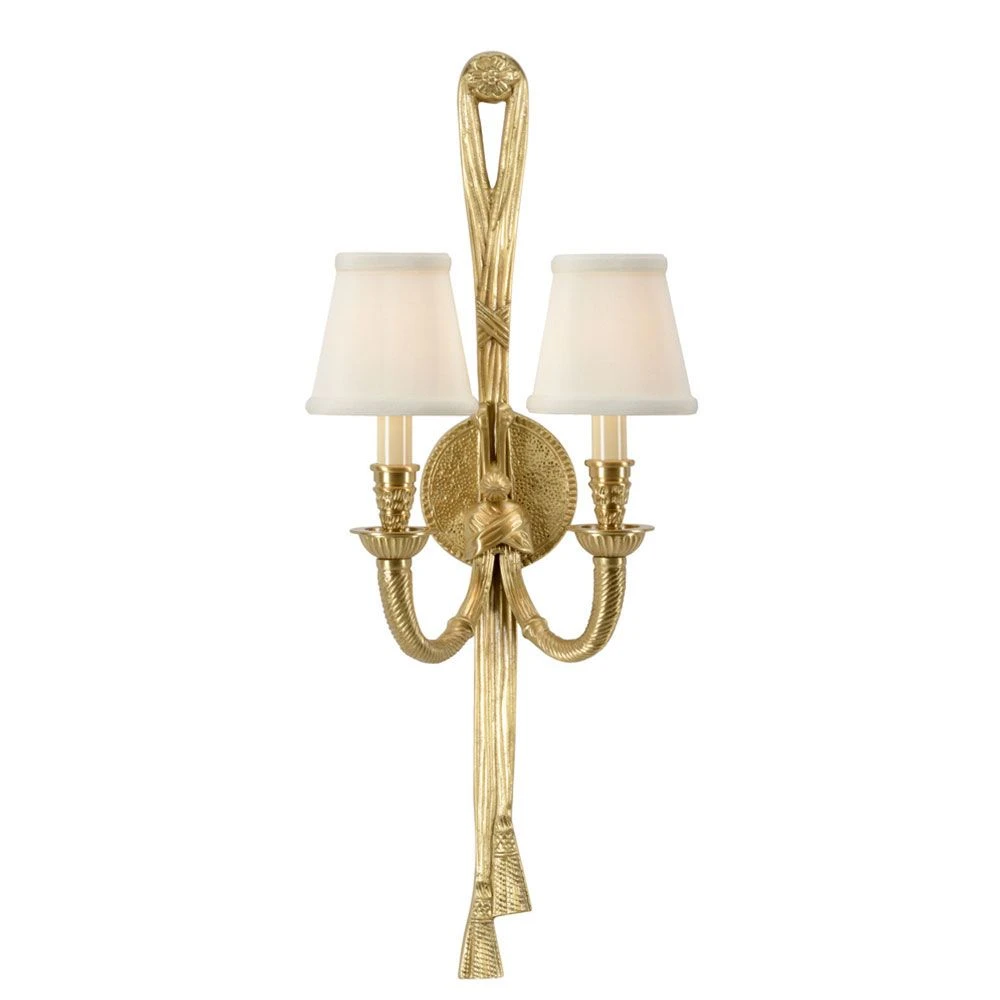 Tassel Twist Double Sconce 3 Tassel Twist Double Sconce
